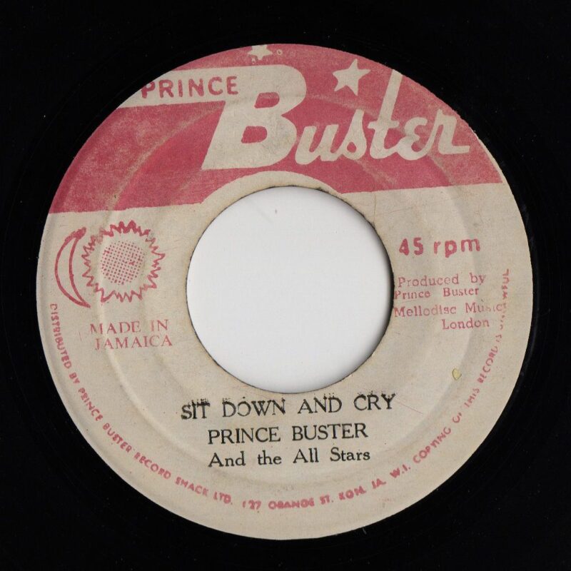 Yardgroove018 lzn Prince Buster - Sit Down And Cry